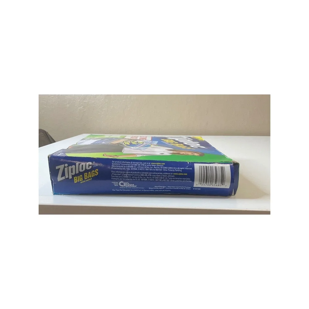 Ziploc Big Bags XXL 4 Pack Double Zipper 20 Gallon Heavy Duty 2006 Discontinued